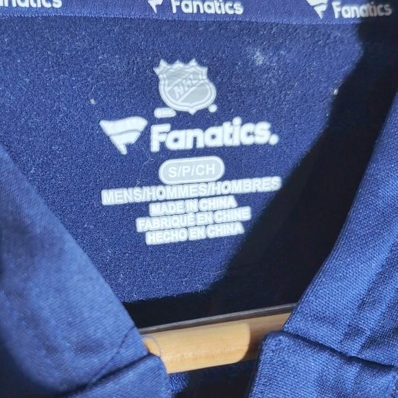 Navy Blue Winnipeg Jets Hockey Hoodie with Logo Fanatics sz S - Picture 6 of 8